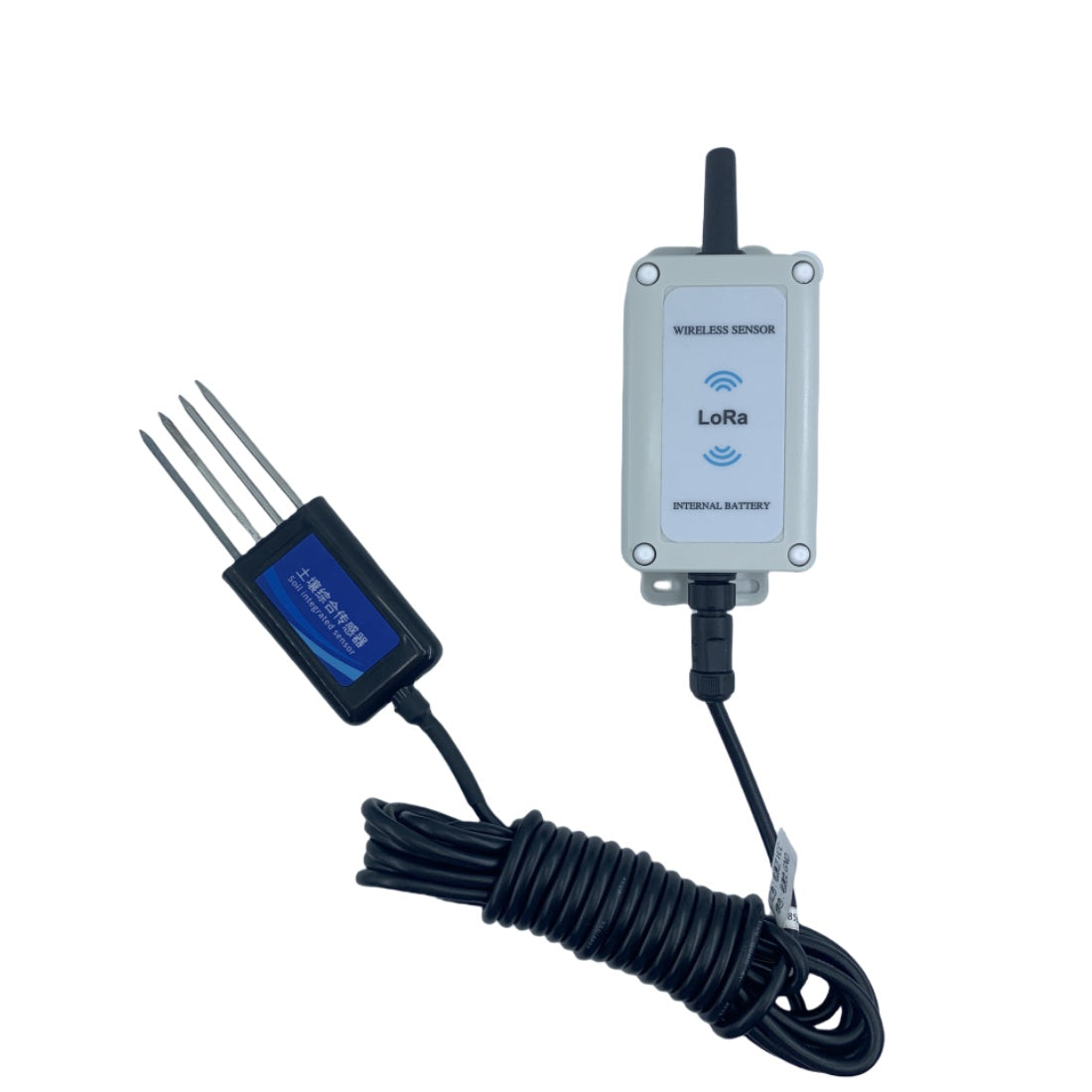 Lora Wireless Soil 8 in 1 Temperature Humidity EC PH Sensors Soil Moisture Conductivity NPK Meter