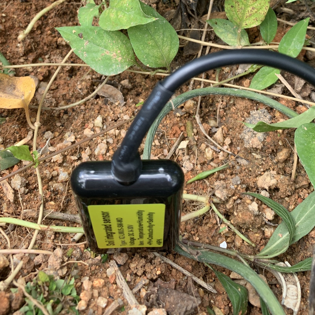 Lora Wireless Soil 8 in 1 Temperature Humidity EC PH Sensors Soil Moisture Conductivity NPK Meter