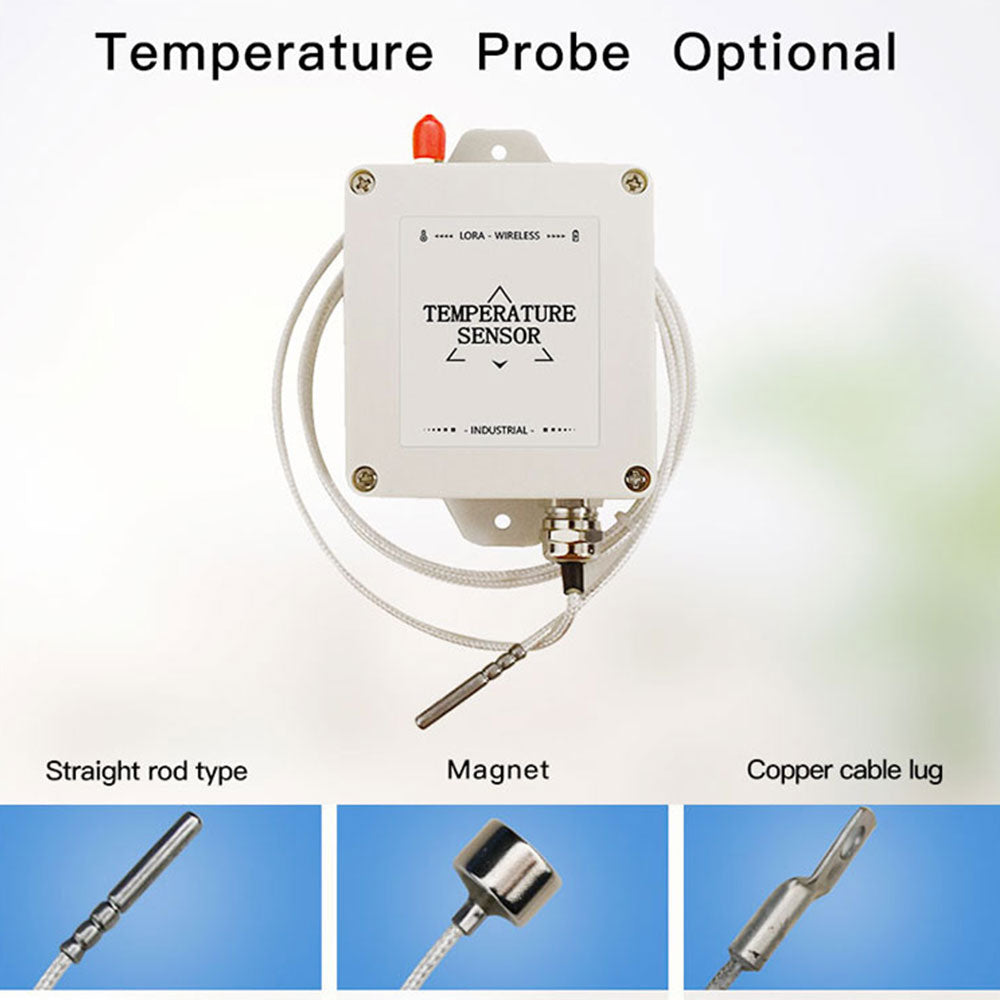 PT100 LoRaWAN Temperature Sensor Wireless Sensor Industrial Monitoring Remote Temperature Monitoring Low Power IoT