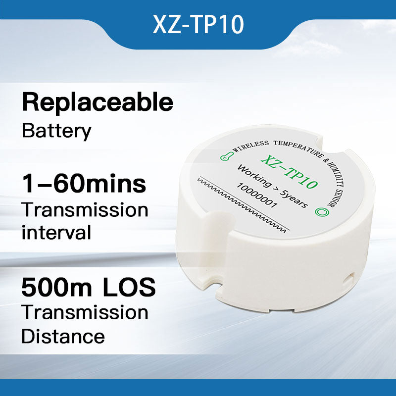 XZ-TP10 Temperature Transmitter Wireless Temperature Sensor Warehouse Greenhouse Temperature Sensor